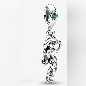 NEW Disney Aladdin princess Jasmine dangle silver 925 charm for Pandora Bracelet